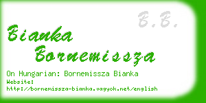 bianka bornemissza business card